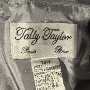 Tally Taylor, 20W, gray, 3-pc, skirt set